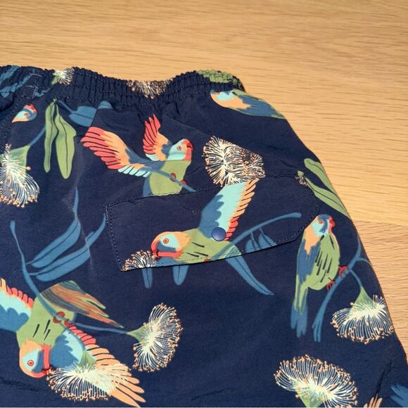 Patagonia Men's Baggies Longs - 7" Parrots Stone Blue Small - Picture 7 of 8